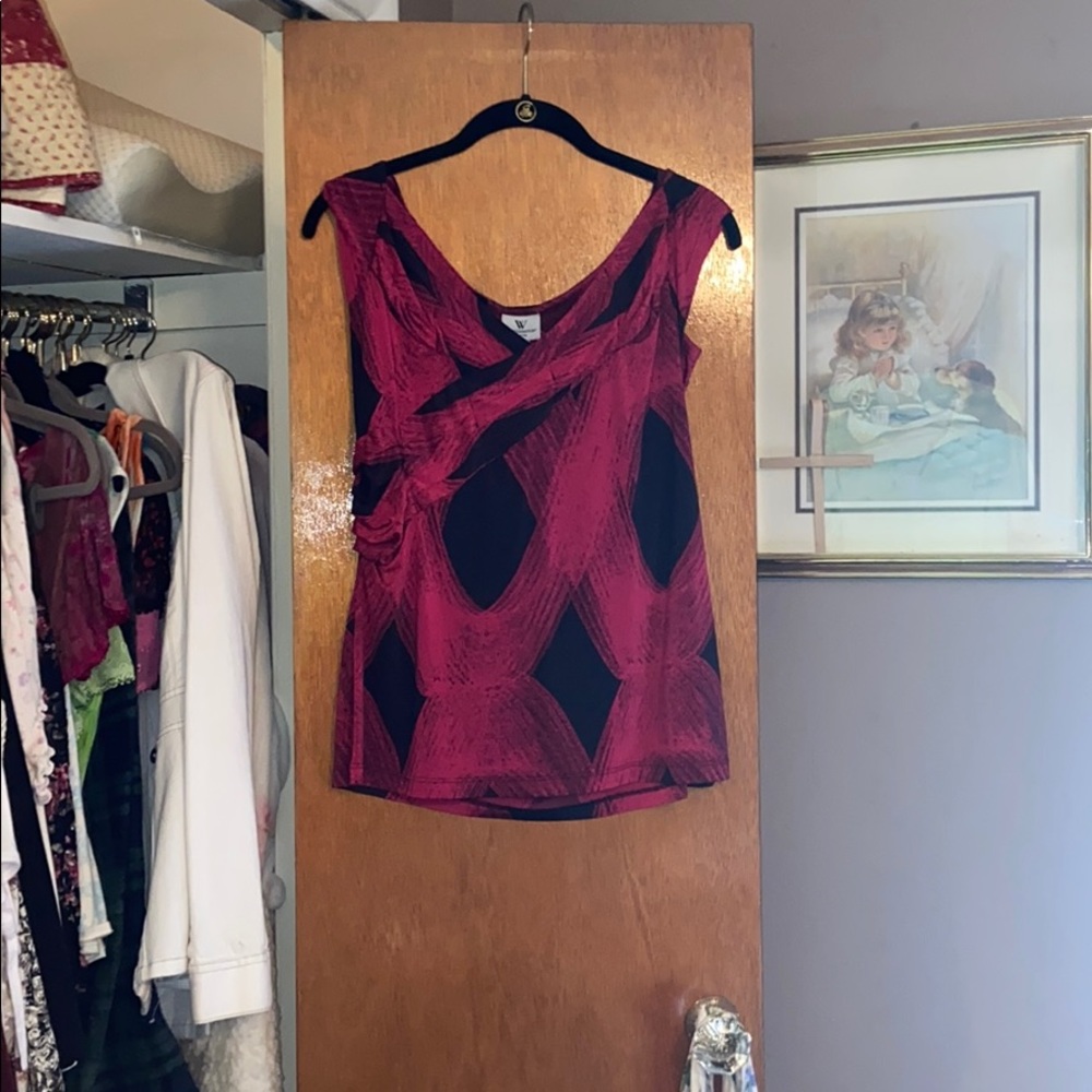 red blouse